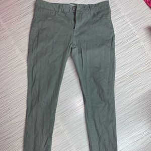 olive green pants